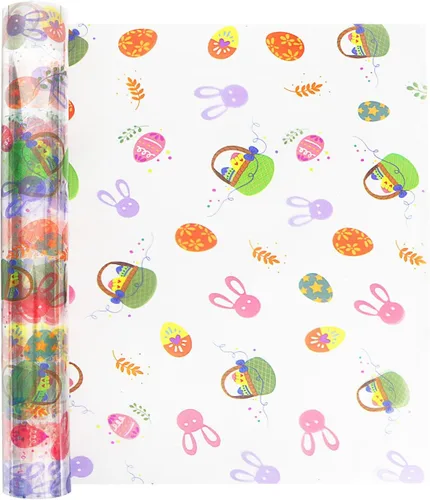 Miniatura 6 de JOYIT Rollo de celofán transparente de 220 pies (35 pulgadas x 220 pies), rollo de celofán de 3 mil de grosor, bolsas de celofán grandes, papel