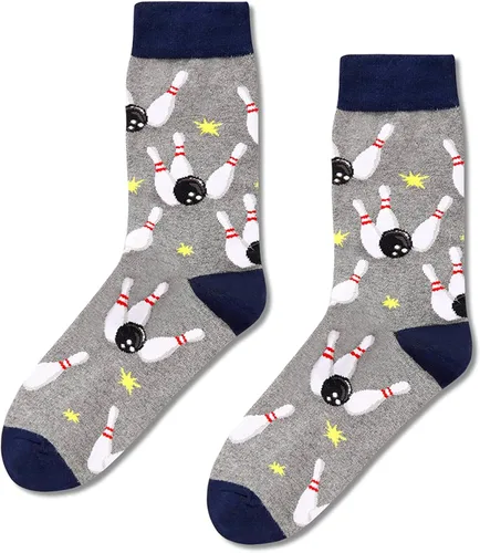 Miniatura 3 de HAPPYPOP Calcetines de béisbol con bandera estadounidense, para papá, golf, bolos, optometría, béisbol, regalos para papá, golfista, bolo, abogado
