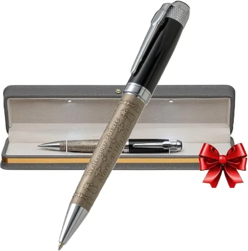 S&R Somit Bolígrafo de lujo para hombres con caja de regalo, valioso bolígrafo de lujo para negocios y oficina, regalo ejecutivo para familiares y