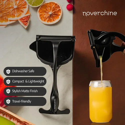 Miniatura 7 de Lemon Sqeeuzer Exprimidor manual de mano – Exprimidor de prensa de cítricos para jugo de naranja fresca, limón, lima, granada – Exprimidor de limón