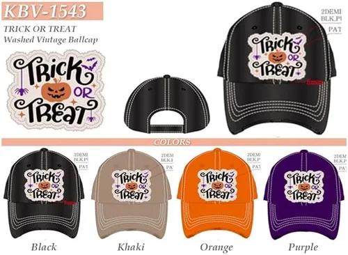 Miniatura 5 de Gorra de béisbol para mujer, diseño de bruja mala, estilo vintage, desgastada