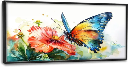 Miniatura 34 de Cuadros Grandes Enmarcados Arte de Pared para Sala de Estar, Lobos del Bosque Decoración de Pared de Gran Tamaño Lobo Animal Impresión en Lienzo