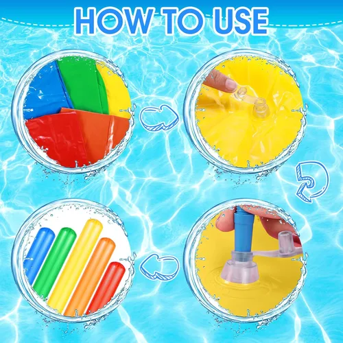 Miniatura 3 de Palos inflables para piscina de 41.3 pulgadas, fideos de natación de PVC, coloridos fideos inflables para piscina, adultos, flotadores, fideos
