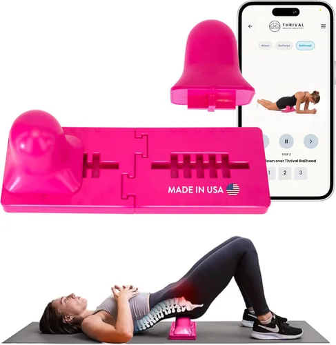 Miniatura 21 de Thrival - Herramienta de liberación muscular completamente ajustable para psoas, flexor de cadera, espalda, glúteo, iliaco y cuello para liberación