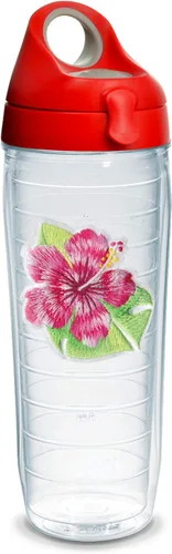 Miniatura 17 de Tervis Vaso aislado de doble pared Tropical Hibiscus Collection hecho en Estados Unidos mantiene las bebidas frías y calientes, 16 onzas, 4