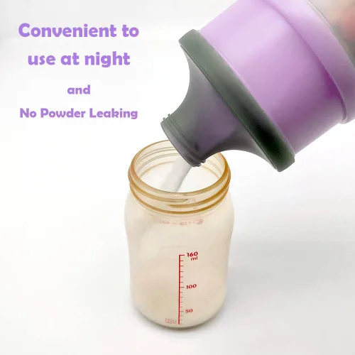 Miniatura 5 de Dosificador de fórmula para bebés, contenedor de fórmula, contenedor portátil de leche en polvo, contenedor de almacenamiento de viaje