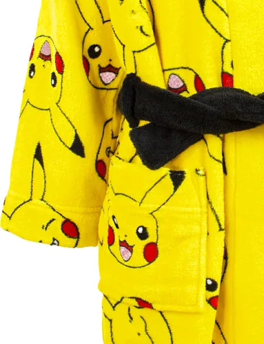 Miniatura 5 de Pokemon Albornoz Pikachu con orejas 3D para niños y niñas