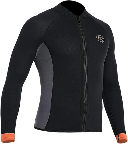 Miniatura 11 de Chaqueta de neopreno para buceo Skyone de 3 mm para mujer y hombre, traje húmedo de manga larga, camisa de buceo, traje de neopreno de 2 mm y 1.5 mm
