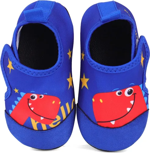 Miniatura 3 de KAKU NANU Zapatos de agua para niños y niñas, bonitos zapatos de natación de dibujos animados, calcetines de agua ligeros de secado rápido