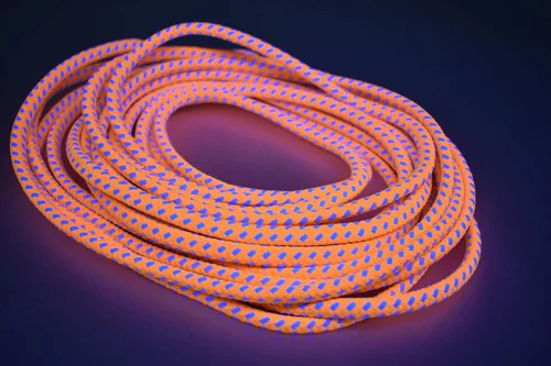 Miniatura 5 de Blacklight Bicolor GloLine - Cuerda luminiscente (verde-naranja claro, 25 pies)