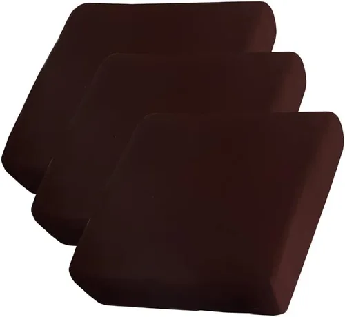Miniatura 10 de AURLOE Fundas impermeables para sofá de 2 piezas, funda elástica para sofá, protector de muebles con elástico, adecuado para loveseat, sofá de 2