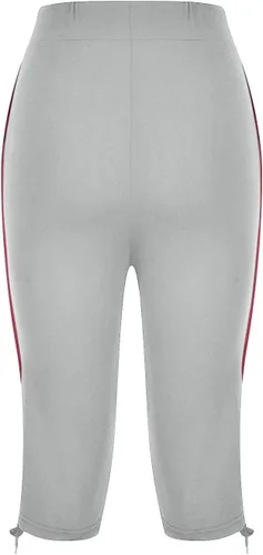 Miniatura 185 de Pantalones capri para mujer, estilo casual, de verano, elásticos, de cintura alta, pantalones de yoga, ajuste atlético, pantalones deportivos