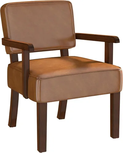 Miniatura 14 de FAGAGA Juego de 2 Sillas de Acento con Mesa, Sillas de Sala de Estar con Asiento y Reposabrazos VelvetSoft para Sala de Estar Dormitorio Sala