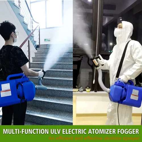 Miniatura 3 de LONYEON - Pulverizador eléctrico ULV de 8 litros con atomizador de mochila, caudal ajustable, pulverización de gran área para el hogar