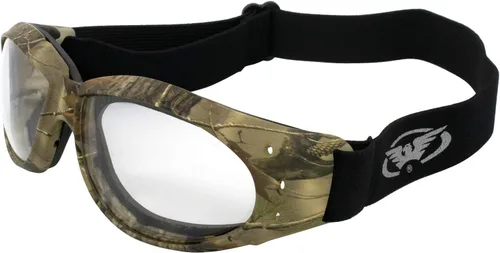 Miniatura 11 de Global Vision Eliminator Gafas Acolchadas para Motocicleta de Dirt Bike para Hombres y Mujeres (Marco Negro/Lente Ahumado)