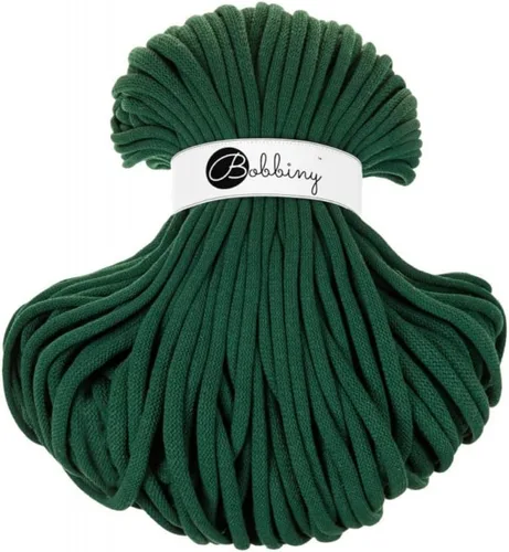 Miniatura 20 de Bobbiny - Cordón trenzado jumbo de 9 mm para macramé (color rojo vino), 108 yardas/330 pies