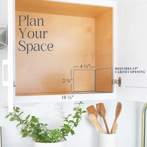 Miniatura 5 de Organizador de especias para gabinete, estante de especias extraíble para armarios de cocina superior, para especias, salsas, alimentos enlatados