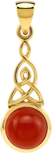 Miniatura 5 de Silvershake - Colgante de plata fina 925 con nudo celta de triquetra y collar de 18 pulgadas