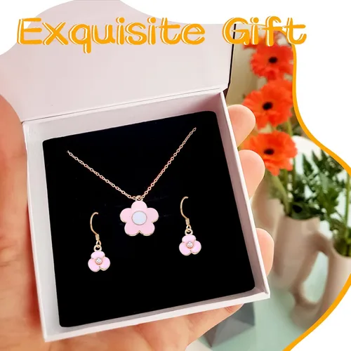 Miniatura 4 de Kigeli 120 dijes de flores para hacer joyas, varios metales mezclados con flores de primavera, flores de cerezo, colgantes de pulsera, colgantes