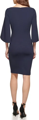 Miniatura 3 de DKNY Women's Open Sleeve Ruched Sheath Dress