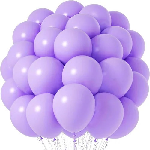 Miniatura 79 de Voircoloria - Globos azul bebé claro, paquete de 66 globos de 12 pulgadas de látex para fiestas para niños y niñas, para cumpleaños, baby shower, 16