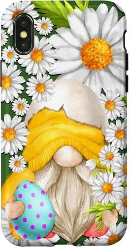 Miniatura 5 de iPhone 16 Easter Chick Gnome Graphic For Women Floral Daisy Flower Case