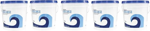 Miniatura 6 de Detergente en polvo industrial de bajo contenido en espuma Boardwalk BWKHURACAN40, aroma fresco a limón, balde de 40 libras