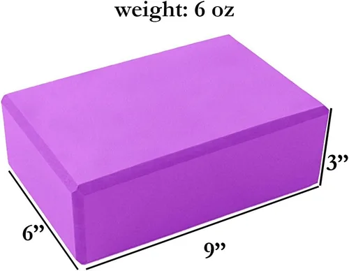 Miniatura 2 de DreamHigh Yoga Bloque de Ladrillo Espuma Deporte Salud Casa Ejercicio Gimnasio Rosado