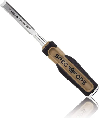 Miniatura 13 de Spec Ops Tools - Juego de cinceles de madera con cuchillas de acero de alto carbono, agarre absorbente de golpes, 4 piezas, 3% donado a veteranos