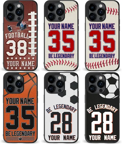 Miniatura 6 de Fundas de teléfono personalizadas con diseño de líneas rojas de béisbol para iPhone 11 12 13 14 15 16 17 Pro Max Plus Mini X Xs Xr 6 7 8 SE