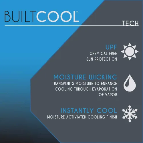 Miniatura 4 de BUILTCOOL Toalla refrescante para adultos, para hombres y mujeres, ligera, suave, toalla refrescante para cuello y cara, para deportes, campamento