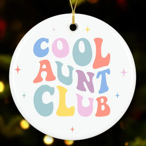 NewEleven Regalos para tía de sobrina, sobrino para tía, hermana - Anuncio de tía, ascendida a tía, mejor regalo de tías de la historia - Adorno de