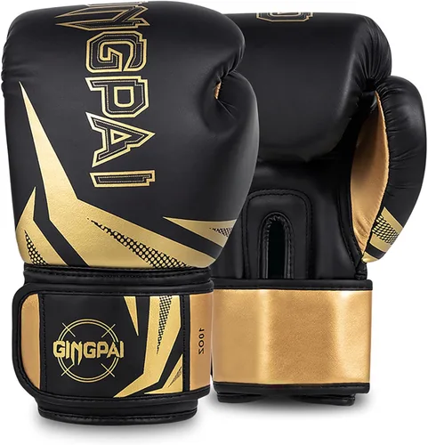 Miniatura 15 de Guantes de boxeo, entrenamiento de boxeo profesional, guantes de kickboxing para hombres, mujeres, adultos, niños, acolchado de varias capas