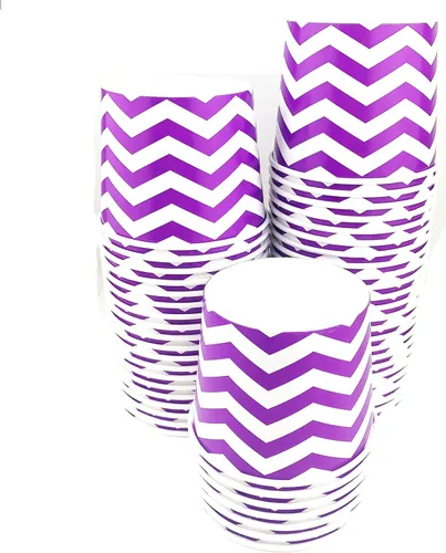 Miniatura 2 de Heyiwell Vasos de papel de 16 onzas para helado y yogur congelado, cuencos de postre, aperitivos para alimentos calientes o fríos, 50 unidades, 16OZ
