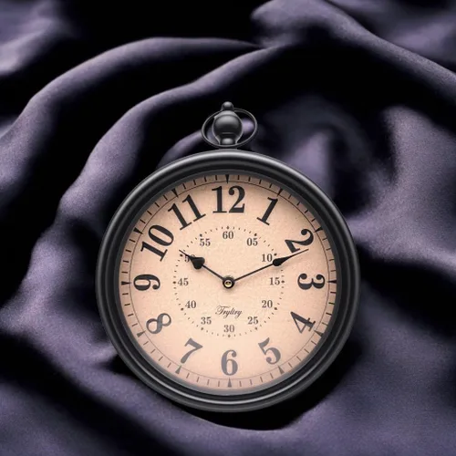 Miniatura 7 de Reloj de pared redondo retro de metal, estilo antiguo, funciona con pilas, estilo antiguo para cocina, sala de estar u oficina, color negro