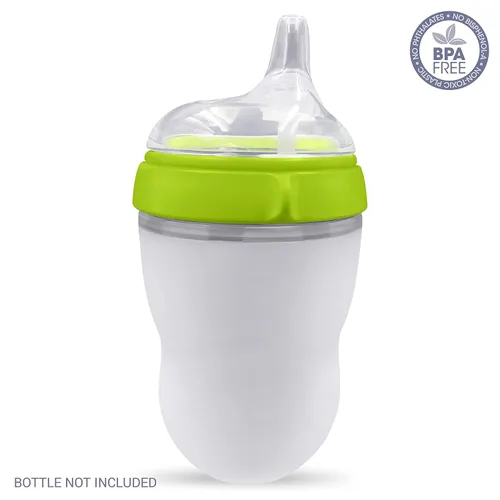 Miniatura 8 de Sippy Cup Kit de pezón de transición con boquilla suave para biberones Comotomo, 5 oz y 8 oz Caño de taza para sorber