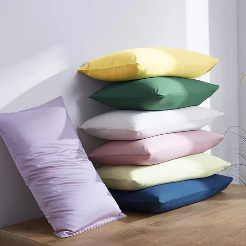 Miniatura 6 de NTBAY Fundas de Almohada de Algodón Egipcio Queen - Juego de 2, Fundas de Almohada de Algodón de 500 Hilos - Fundas de Almohada Suaves y Rosa