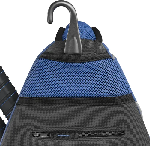 Miniatura 6 de Athletico - Bolsa de hombro cruzada - Mochila para Pickleball, Tenis, Racketball y viajes para hombres y mujeres Azul