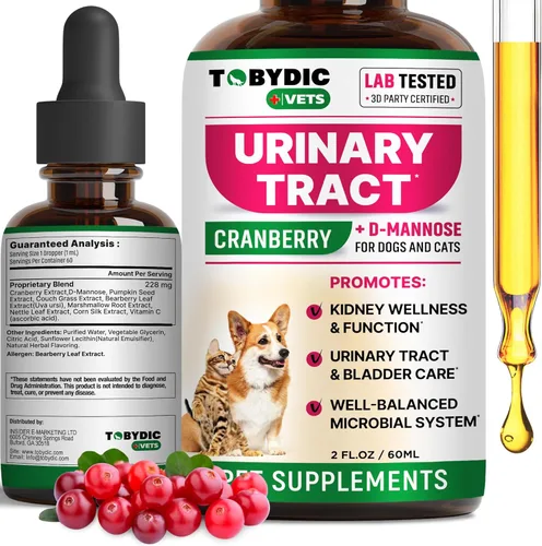 Tratamiento de infecciones urinarias para gatos y perros y remedio para infecciones del tracto urinario con arándano y D-manosa - Medicina natural