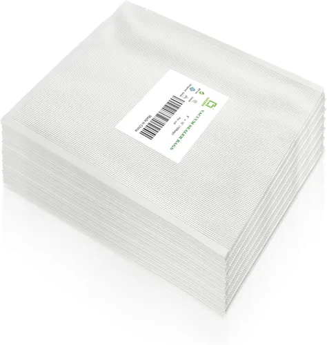 Miniatura 14 de CANLENPK - Bolsas de sellado al vacío de 6 x 8 pulgadas, parte trasera negra y parte delantera transparente, bolsa de almacenamiento de alimentos