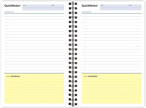 Miniatura 3 de Cambridge Cuaderno de Negocios Limitado con QuickNotes, Papel Rayado Legal, 5" x 8", 80 Hojas, Cubierta Flexible Suave al Tacto, Encuadernado