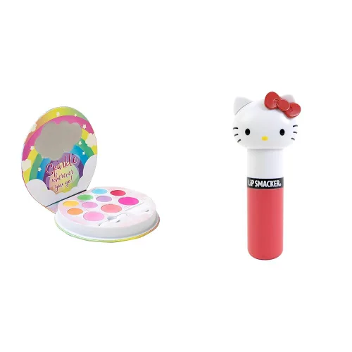 Miniatura 10 de Lip Smacker Unicorn Palette Sparkle & Shine - Set de regalo de sombra de ojos para niñas, incluye bálsamo labial Lippy Pals