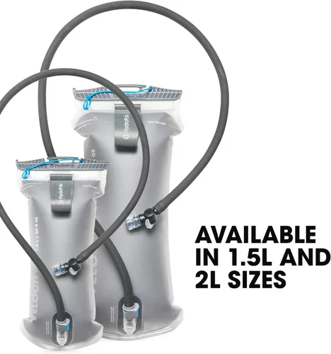 Miniatura 5 de HydraPak Velocity IT (depósito de hidratación de 1,5 L o 2 L) – Vejiga de agua aislada para paquete de hidratación – Válvula de mordida