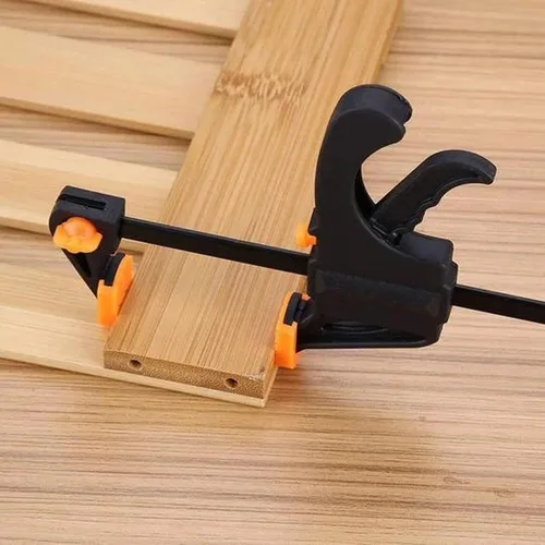 Miniatura 6 de Paquete de 4 abrazaderas de barra de 10 pulgadas, abrazadera de agarre rápido con esparcidor de 16 pulgadas, abrazadera de barra de trinquete