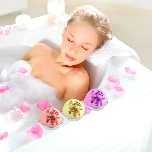 Miniatura 4 de 20 piezas, 10 juegos de moldes para bombas de baño, moldes para jabón y prensas para bombas de baño para suministros de fabricación DIY