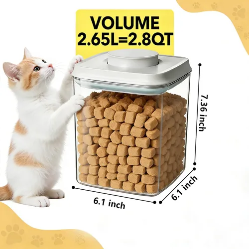 Miniatura 6 de Ankou Contenedor de almacenamiento de alimentos para perros (2.8 cuartos de galón)
