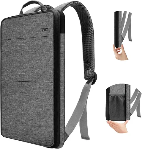 Miniatura 22 de ZINZ Mochila delgada y expandible para laptop con funda de 15, 15.6 y 16 pulgadas, bolsa resistente a derrames para notebooks, estuche
