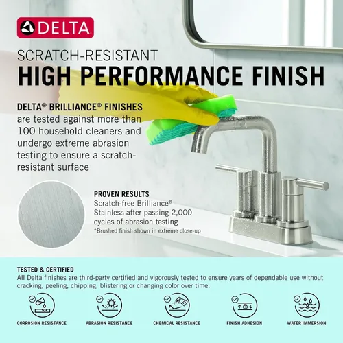 Miniatura 8 de Delta Grifo de bañera independiente con ducha de mano, relleno de bañera dorado cepillado, bronce champán T4797-CZFL-LHP