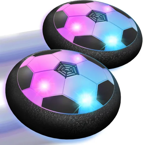 Miniatura 8 de Officygnet Paquete de 3 pelotas de fútbol flotantes, juguetes para niños de 3, 4, 5, 6, 7, 8 años, juguete de fútbol flotante con luces LED