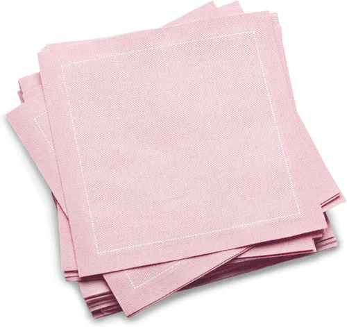 Miniatura 7 de Servilletas de cóctel de algodón blanco, 100% algodón, paquete de 50 unidades, 4.5 x 4.5 pulgadas, calidad de hotel, suaves y absorbentes, ideales